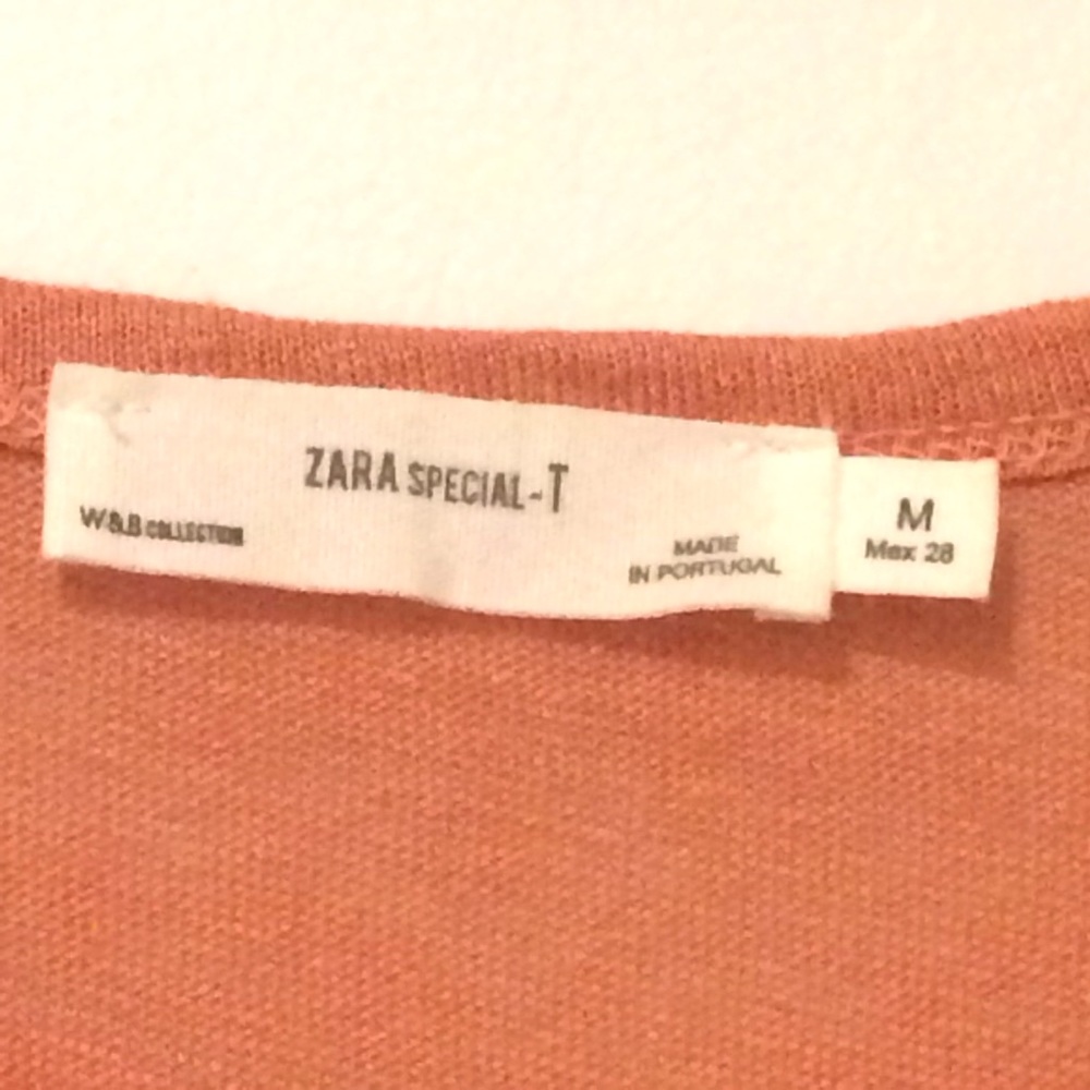ZARA Women’s Linen T Shirt- M - Picture 5 of 8